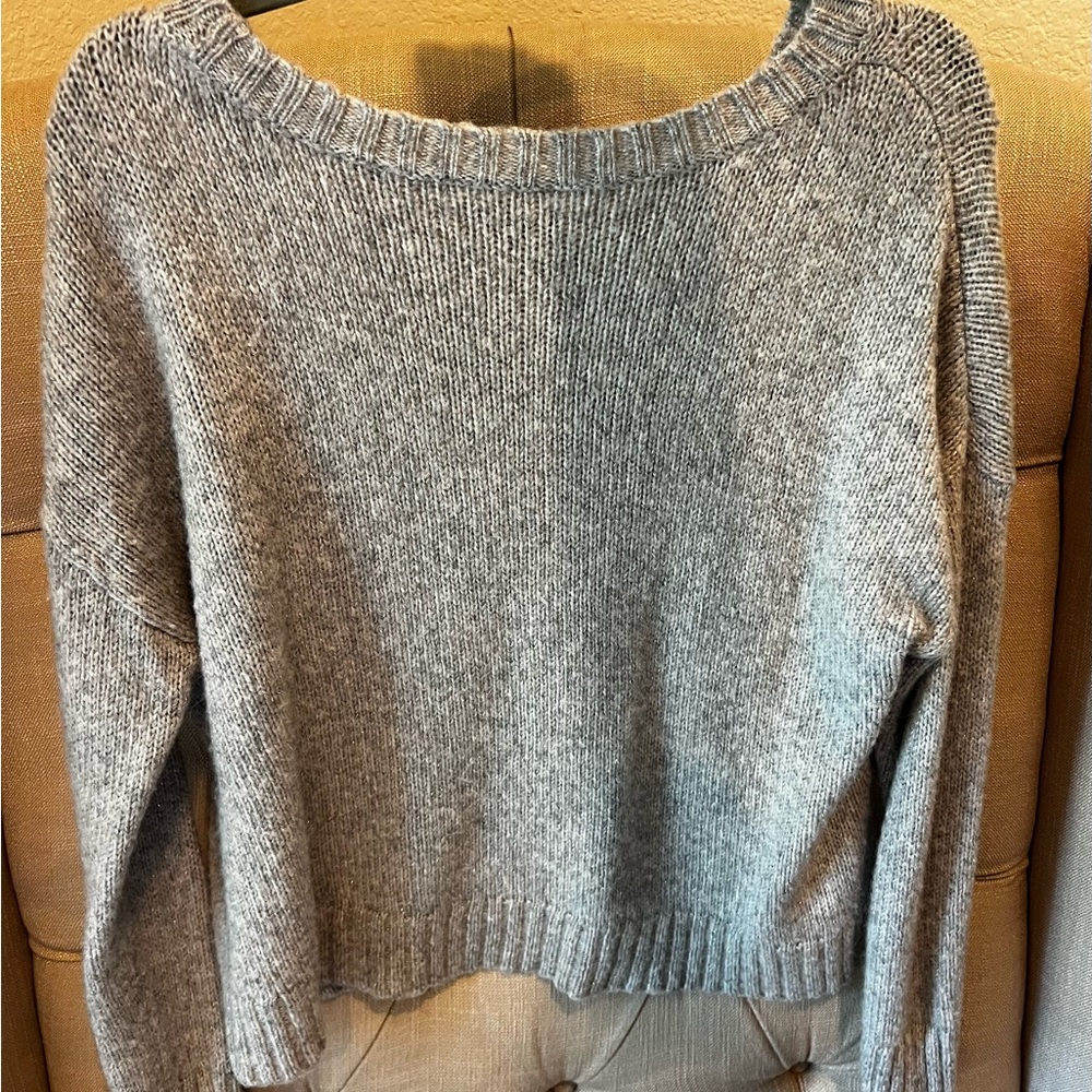 Gray sweater